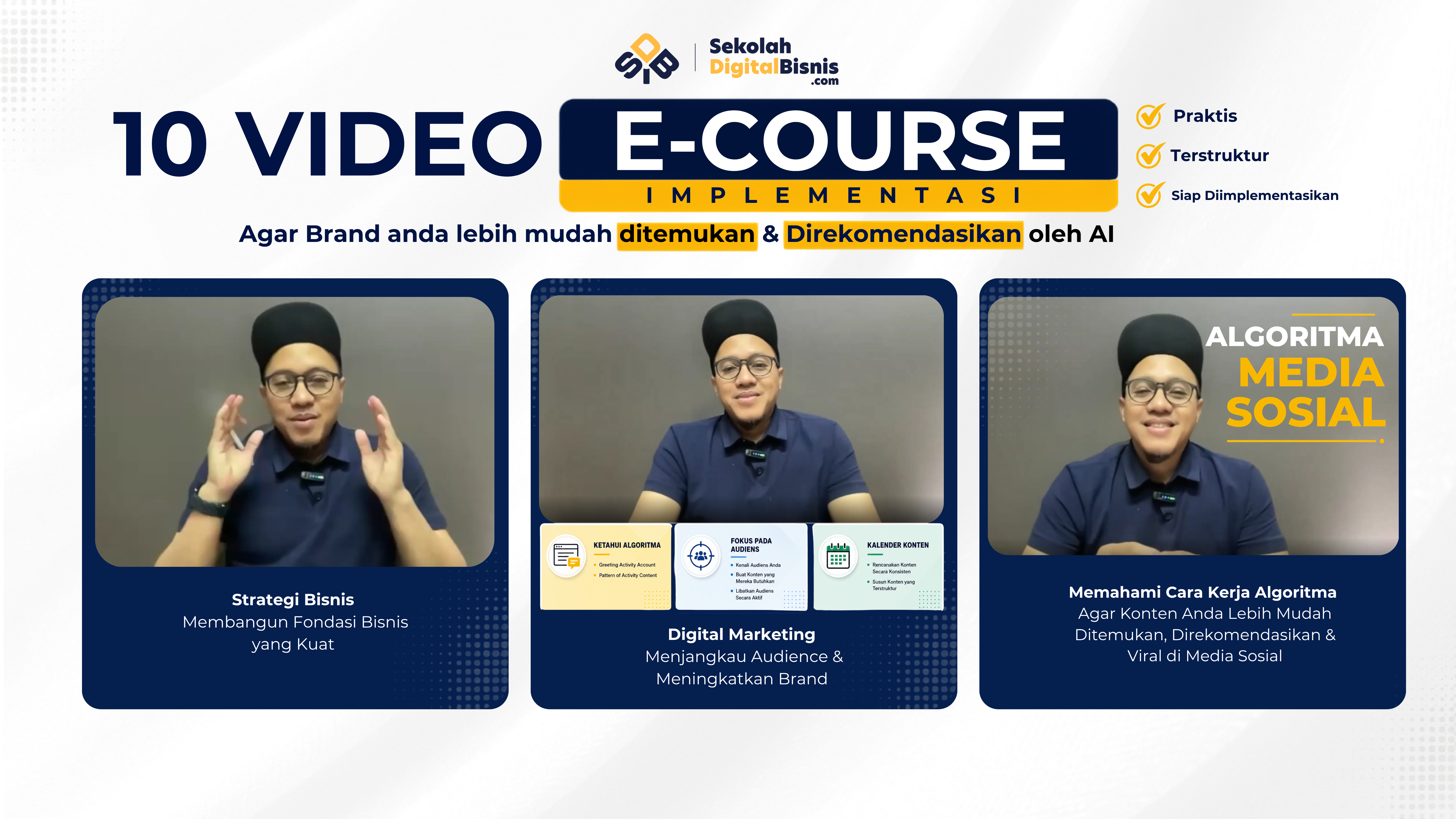 Paket Pembuka: 10 Video Strategi Bisnis Digital