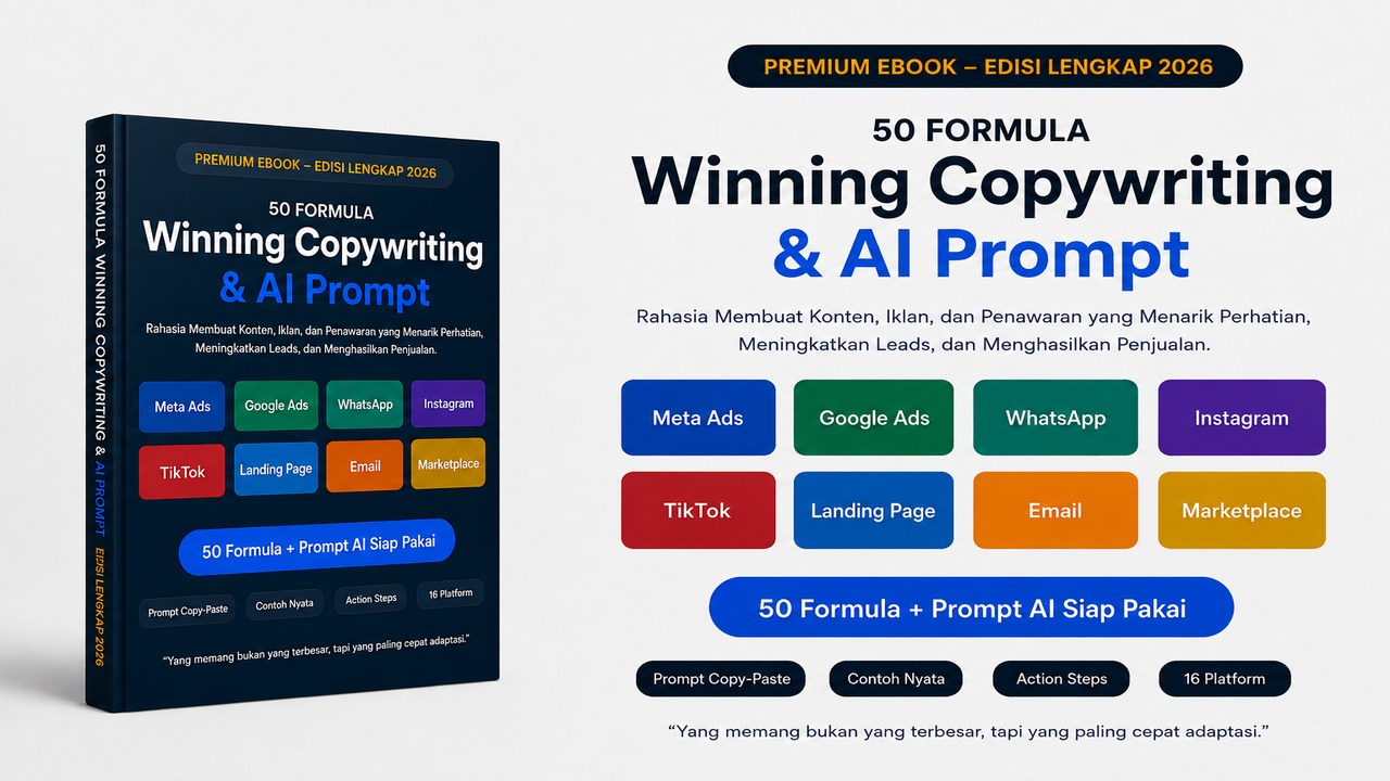 50 Formula Copywriting AI untuk Meningkatkan Penjualan